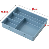 elvesmall Desk Drawer Organizer Desk Sundries Stationery Storage Box Bin Cosmetics Makeup Organizer Home Office Drawer Divider Container