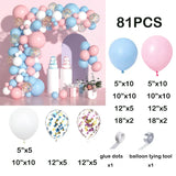 elvesmall Pink Blue Balloon Garland Arch Kit Baby Shower Birthday Party Decoration Latex Balloon Wedding Anniversary Confetti Decor Globos