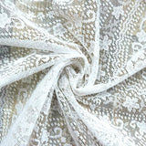 elvesmall  1PC White Lace Red Cherry Short Curtain for Kitchen Window Sheer Drape With Star Bottom Doorway Cabinet Blind #E