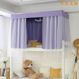 elvesmall Student Dormitory Or Home Block Under The Female Full Shade Cloth INS Bed Curtains  Mosquito Net