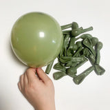 elvesmall 10/20/30pcs Navy Blue Balloons Skin Brown White Sand Latex Balloon Baby Shower Decor Birthday Party Wedding Decoration Supplies