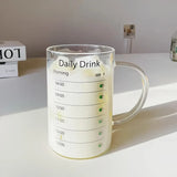 elvesmall 1pc 1L High Borosilicate Glass Cup with Lid and Straw Large Capacity Water Cup Iced Coffee Mugs Drinking Glasses Drinkware Gifts