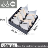 elvesmall Closet Organizer Underwear Drawer Organizer Socks Bra Clothing Storage Box Wardrobe Organizer Clothes Cabinet Drawer Organizers