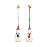 elvesmall Metal Hand Painted Hanging Christmas Tree Decoration, Holiday Gift, Hand Painted