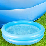 elvesmall Inflatable Foot Bath Footbath Foot Soaking Bath Basin For Swimming Pool To Clean Feet Sturdy Versatile Blue Inflatable Basin