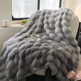 elvesmall  Multifunctional Winter Blanket for bed thickened quilt duvet cover double bed plaid Microfiber bedding sofa blankets and throws
