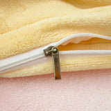 elvesmall 2024 New Milk Fleece Single Bedding Set Thickened Solid Color Warm 220x240 Double Use Quilt Cover Large Size Bedding for Winter