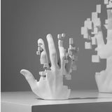 elvesmall Artistic Hand Statue Abstract Home Decoration Accessories Art Sculpture Nordic Figurine Modern Minimalism Bookcase Room Mesa