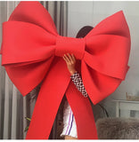 elvesmall  Big Bow Christmas Tree Decorations Shop Display Wedding Arch Decor Birthday Party Festival Occasion Car Decoration Giant Bow