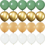 elvesmall green Birthday Party golden Balloons Baby Shower Metallic confetti Wedding Anniversaire Mariage Globos Decorations