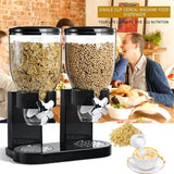 elvesmall  Large Capacity Food Storage Dispenser Storage Containers Oatmeal Nuts Candy Dispenser Jars Kitchen Cereal Storage Containers
