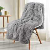 elvesmall Double Layer Plush warm winter throw Blanket home Bedspread on the bed plaid chair towel sofa cover lamb bed blankets and throws