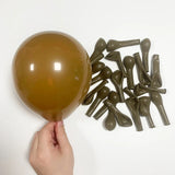 elvesmall 10/20/30pcs Navy Blue Balloons Skin Brown White Sand Latex Balloon Baby Shower Decor Birthday Party Wedding Decoration Supplies
