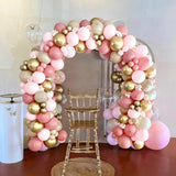 elvesmall Retro Pink Pastel Macaron Balloons Garland Arch Kit Wedding Birthday Party Decoration Girls Baby Shower Rose Gold Ballon Chain