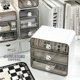 elvesmall Desktop Organizer Drawer Box Desk Pen Holder Hair Accessories Storage Shelf Cosmetic Stationery Storage Box Home School Office