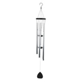 elvesmall Wind Chimes Chrome Metal Outdoor Wind Chime Home Decoration Wall Hanging Decor Crafts Garden