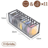 elvesmall Closets Clothes Organizer Pants Jeans Storage Box Cabinet Drawer Organizer Underwear Socks T-Shirt Wardrobe Storage Organizers