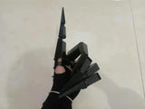 elvesmall  Halloween  Funny Tricky Flexible  Finger Gloves Mechanical Toy Costume Party Ghost Claw Props Hand Articulated Model Kid Adult