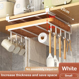 elvesmall  Kitchen Under Cabinet Basket Storage Shelf Cutting Board Rack Kitchen Closet Rack Under Desk Cabinet Office Bathroom Organizers