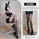 elvesmall   Cosplay Bunny Girl Latex AV Lingerie Woman Sexy Crotchless Leather Costume Female Erotic Party Night Clubwear Secretary Uniform