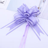 elvesmall 10/20Pcs White Wedding Car Ribbon Pull Bows Knot Gift Wrap Wedding Car Decor Birthday Party Supplies Chairs DIY Home Decoration