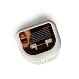 elvesmall  Halloween Fake Teeth Cosplay Vampire Fangs Retractable Teeth Dress Costume Tooth Gift Party Decoration Vampire Teeth