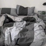 elvesmall Colorful Floral Duvet Cover Set with Sheet Pillowcases No Filling Cute Strawberry Bed Linen Full Queen Size Home Bedding Set