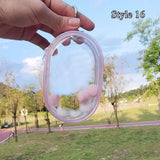 elvesmall Jewelry Organizer Transparent Storage Box Pouch Mystery Box Keychain Bag Storage Case Thicken Wallet Cute Doll Bag Organization
