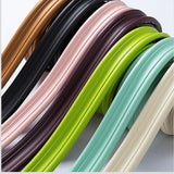 elvesmall 5 Meters NBR Soft Material Wall Trim Line Self-Adhesive Skirting Decor Line Wall Anticollision Molding Line 3D Wall Sticker