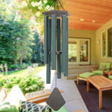 elvesmall Wind Chimes Outdoor Large Deep Tone Macrame 44 Inches Sympathy Wind Chimes Tuned Soothing Melody Room Decoration Home Chime