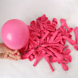 elvesmall 126Pcs Watermelon Party Balloon Garland Arch Kit Green Hot Pink Latex Watermelon Balloons for Summer One in a Melon Party Decors