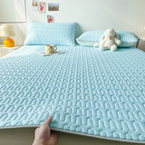 elvesmall   Latex mattress Summer mat Dust mat Air-conditioned mattress bedding set girl bedroom 120 150