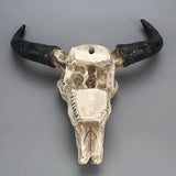 elvesmall  Three-Dimensional Wall Hanging Horns, Skull, Creative Home Wall Decoration, Retro Animal Bones