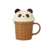 elvesmall  -  Cute Animal Coffee Cup Kawaii Cat Bunny Bear Ceramic Mug For Tea Milk Water Juice Mocha Lovers Breakfast Cup Birthday Gift 350ml