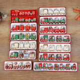 elvesmall  Christmas Plastic Train Decorations For Home Ornament Merry Christmas Xmas Navidad Noel Gifts Happy New Year