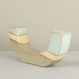 elvesmall Ceramic Candle Holder Scandi Decoration Candle Holder Porcelain Candlestick for Wedding Centerpieces for Tables Mix Color