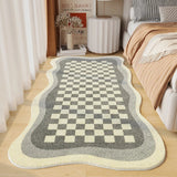 elvesmall  Irregular Art Abstract Cozy Bedroom carpet Modern Home Decoration Aesthetics Girls Room Balcony Rugs Coffee Table Rug tapete IG