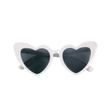 elvesmall Heart Shaped Sunglasses for Women Retro Cat Eye Sunglasses Wedding Engagement Decoration Shopping Traveling Party Accessories