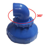 elvesmall 1pc Pool Inlet Nozzle 360° Rotatable Pool Jet Nozzle Replacement For Intex Outlet Pool Nozzle/ Swim Pool Accessory