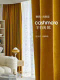 elvesmall  Retro Embroidery White Lace Girly IG Living Room Decorative Curtain Bedroom Balcony Velvet High-quality Blackout Luxury Curtains
