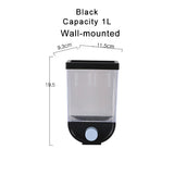 elvesmall  Large Capacity Food Storage Dispenser Storage Containers Oatmeal Nuts Candy Dispenser Jars Kitchen Cereal Storage Containers