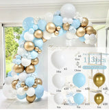 elvesmall Green White Macaron Metal Balloon Garland Arch Kit Wedding Birthday Balloons Decoration Party Balloons For Kids Baby Shower