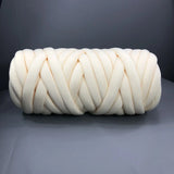 elvesmall  Chunky Cotton Yarn for Arm Knitting Crochet Super Saver Jumbo Giant Bulky Premier Yarn for Making Pets House Blanket DIY Home