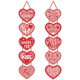 elvesmall 1 Pair Valentine's Day Theme Love Door Hanging Happy Valentines Day Party Decoration Banner