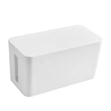elvesmall Cable Storage Box Power Strip Wire Case Anti Dust Charger Socket Organizer Network Line Storage Bin Charger Wire Management