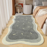 elvesmall  Irregular Art Abstract Cozy Bedroom carpet Modern Home Decoration Aesthetics Girls Room Balcony Rugs Coffee Table Rug tapete IG