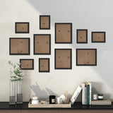 elvesmall 11Pcs Wood Picture Frames For Wall Hanging Photo Frame Wooden Frame For Home Wedding Party Decorations Family Photo Frame Wall
