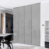 elvesmall Curtains Adjustable Sliding Panel Hanging Room Dividers Blinds Retractable Vertical Blinds for Sliding Glass Doors Home Decor