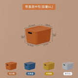 elvesmall Large Capacity Sundries Storage Box Cosmetics Toys Snacks Clothes Storage Basket Plastic Household Wardrobe Organizer
