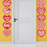 elvesmall 1 Pair Valentine's Day Theme Love Door Hanging Happy Valentines Day Party Decoration Banner